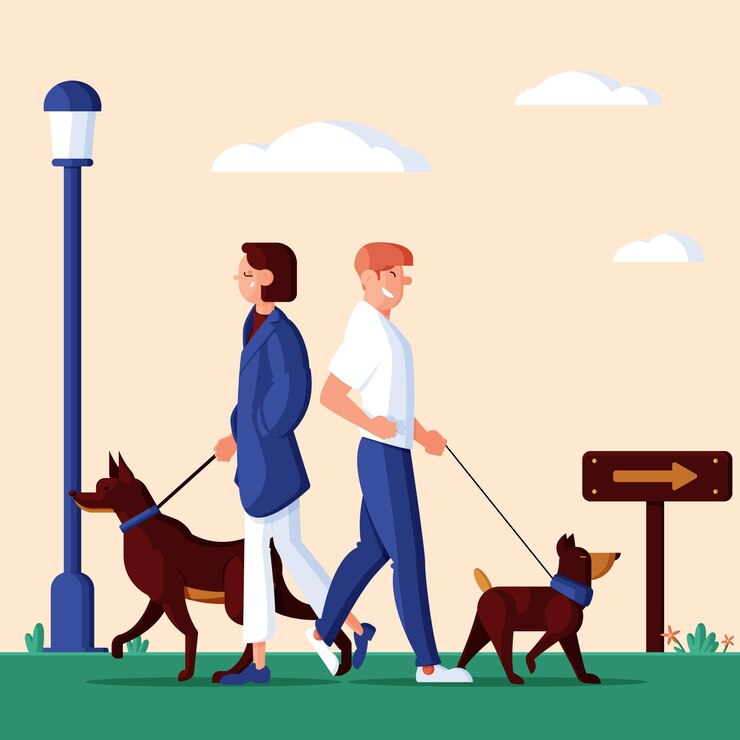 Hold deg unna travle gater når du går tur med hunden din
